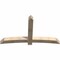 Ekena Millwork Bellingham Rough Sawn Timber Gable Bracket, Douglas Fir, 84"W x 49"H x 6"D x 6"F, 14/12 Pitch GBW084X49X0606BEL00RDF - alternate 4